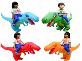 Foto van Speelgoed ride costume inflatable dinosaur t rex fancy dress children kids halloween dragon party ou