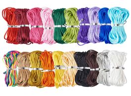 Foto van Sieraden nylon thread 1mm jewelry cord for braided making diy bracelets mixed color 20colors 10yards
