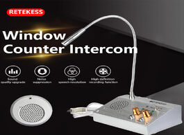 Foto van Beveiliging en bescherming retekess tw103 dual way window intercom system bank counter interphone 2w