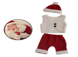 Foto van Baby peuter benodigdheden photo suit costume 3pcs photography prop newborn christmas clothes infant 