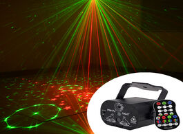 Foto van Lampen verlichting mini rgb disco light dj led laser stage projector red blue green lamp usb recharg