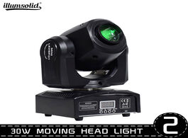Foto van Lampen verlichting 2pcs lot mini spot 10w 30w 60w 90w led moving head light dj controller gobo light