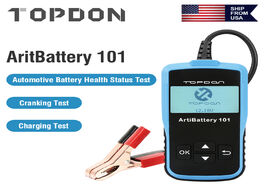 Foto van Auto motor accessoires topdon ab101 automatic smart 12v car battery tester analyzer 100 to 2000cca c