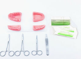 Foto van Schoonheid gezondheid dental practice kit oral model swaged needle training instrument with selica g