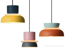 Foto van Lampen verlichting designer s lustre pendant lights simple modern halo hanglamp nordic loft lustres 