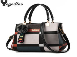 Foto van Tassen elegant designer handbags women bags messenger pu leather crossbody hairball girls shoulder b