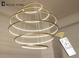Foto van Lampen verlichting hotel hanging lamp modern led pendant light for living room dining bedroom 110v 2