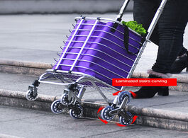 Foto van Huis inrichting b life portable stair climbing shopping cart 8 wheel collapsible utility foldable ro