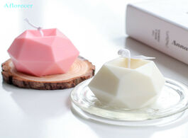 Foto van Huis inrichting eight sided multilateral diamond face cube diy candle mold creative handmade aromath