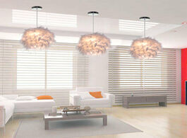 Foto van Lampen verlichting modern pendant lights e27 feather romantic hanging lamp for bedroom living room l