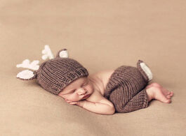 Foto van Baby peuter benodigdheden newborn photography prop clothing 0 3m babies xmas moose hats long pants o