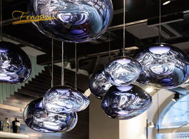 Foto van Lampen verlichting nordic glass designer lava pendant lights coffee hanglamp kitchen villa duplex ap