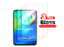 Foto van Telefoon accessoires 3pcs tempered glass for motorola moto g8 play screen protector power plus prote