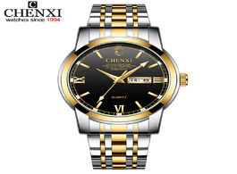 Foto van Horloge 2020 chenxi watches men analog quartz wrist watch s waterproof luminous pointer clock date w