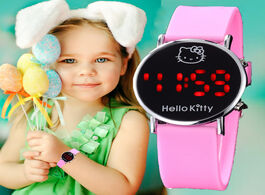 Foto van Horloge cartoon led digital watch hodinky children ladies girls silicone strap gift clock ceasuri re