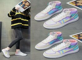 Foto van Schoenen winter high top new women fashion sneakers cold protection keep warm plus velvet shoes outd