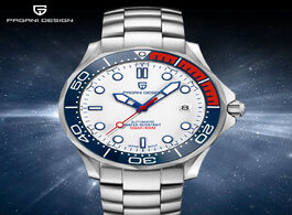 Foto van Horloge pagani design top brand 2020 men automatic watch fashion 007 mechanical watches curved sapph