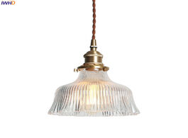 Foto van Lampen verlichting iwhd nordic glass led pendant lights fixtures bedroom dinning living room light m