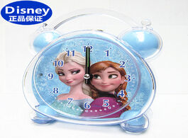 Foto van Horloge disney cartoon snow white children alarm clock girls bedroom mute luminous frozen