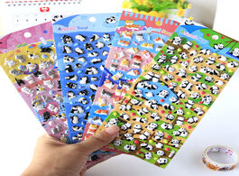 Foto van Kantoor school benodigdheden cute animal foam penguin panda shiba 3d decorative stationery stickers 