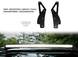 Foto van Auto motor accessoires front bumper fog light mounting bracket lower brackets for 42inch curved led 