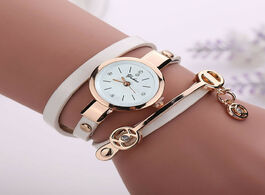 Foto van Horloge women s quartz wristwatches clock relogio feminino female luxury brand leather relojes para 