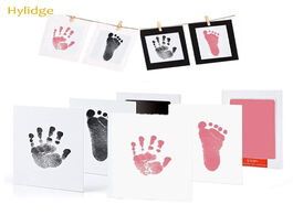 Foto van: Baby peuter benodigdheden safe non toxic footprints handprint no touch skin inkless ink pads kits fo