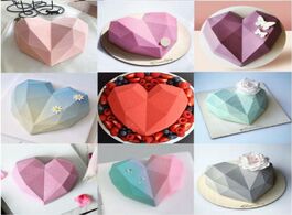 Foto van Huis inrichting 3d heart shape diamond love chocolate moulds candy mold for wedding baking sponge ch