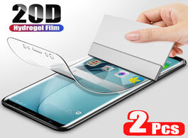 Foto van Telefoon accessoires 2pcs 20d cover soft hydrogel film for samsung galaxy s20 s10 s8 s9 plus note 20