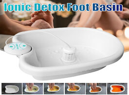 Foto van Schoonheid gezondheid home mini detox foot spa machine cell ionic cleanse device aqua bath massage b