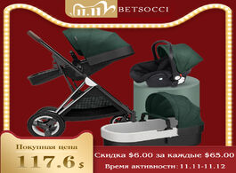 Foto van Baby peuter benodigdheden betsocci stroller 2 in 1 3 bi directional four wheel russia free shipping