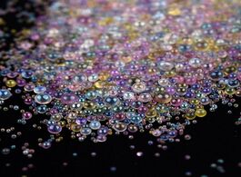 Foto van Sieraden 10g pack 0.4 3mm mini bubble ball beads tiny glass bead for silicone mold uv resin epoxy fi