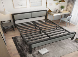 Foto van Meubels metal bed frame 120x100x210cm home bedroom modern double iron simple lunch multifunctional f