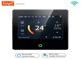 Foto van Woning en bouw wifi smart thermostat led touch screen heating temperature controller work for electr