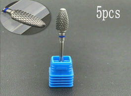 Foto van Schoonheid gezondheid 5pcs tungsten carbide burs cross cut nail drill bit dental
