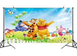 Foto van Speelgoed 125 80cm background cloth disney winnie the pooh children s birthday party wall decoration