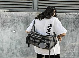 Foto van Tassen men messenger bag street trendy tactical shoulder bags military hip hop streetwear oxford lar