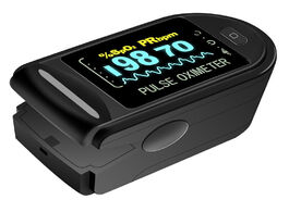 Foto van Schoonheid gezondheid blood oxygen monitor oled display finger pulse digital fingertip oximeter satu