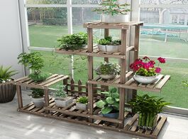 Foto van Meubels best solid wood potted plant stand flower pot holder multilayer indoor outdoor gifts decor s
