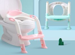 Foto van Baby peuter benodigdheden folding potty infant kids toilet training seat with adjustable ladder port