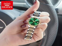 Foto van Horloge olevs women mechanical watch luxury bracelet wrist wristwatch elegant ladies automatic clock