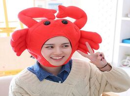 Foto van Speelgoed lovely taiyaki crab shape cotton earflap beanie cap hat costume parties supplies