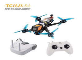Foto van Speelgoed tcmmrc racing fpv drone kit with remote control glasses 2306 2450kv 5 inch 30a esc rc qudc