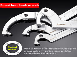 Foto van Auto motor accessoires 1pc adjustable hook c type wrench spanner tool nuts bolts hand 19 51mm 32 76m