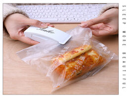 Foto van Huis inrichting 1pcs portable small household mini sealing machine snack plastic bag travel hand pre