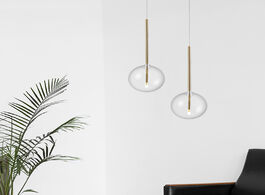 Foto van Lampen verlichting modern minimalist pendant lights restaurant creative bedroom bedside bar gradient
