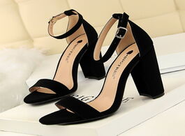 Foto van Schoenen bigtree shoes women heels sexy high heel plus size pumps wedding ladies classic sandals cha