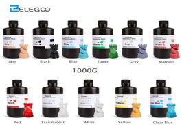 Foto van Computer elegoo 3d printer resin lcd uv curing 405nm standard photopolymer for printing 1000ml black