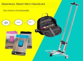 Foto van Huis inrichting b life portable folding hand truck dolly utility cart foldable trolley push luggage 