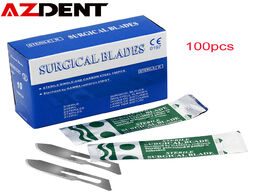 Foto van Schoonheid gezondheid 100pcs box scalpel blades for dental medical stainless steel surgical blade he